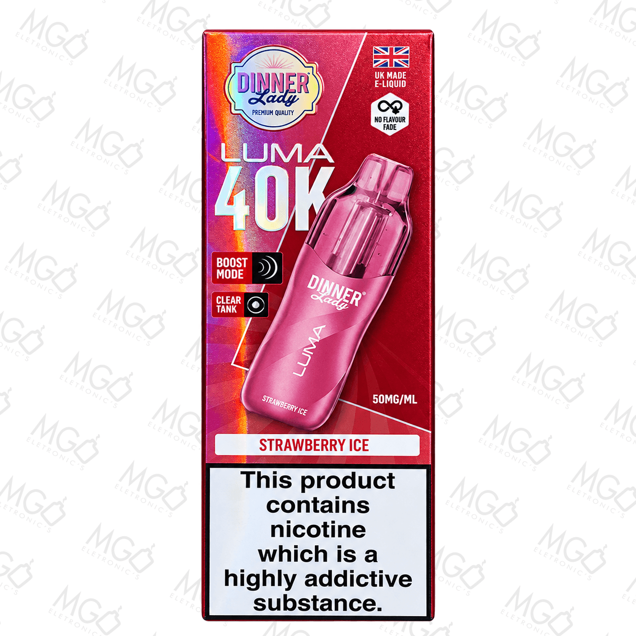 DINNER LADY Luma 40K – 40000 Puffs – Pod Descartável