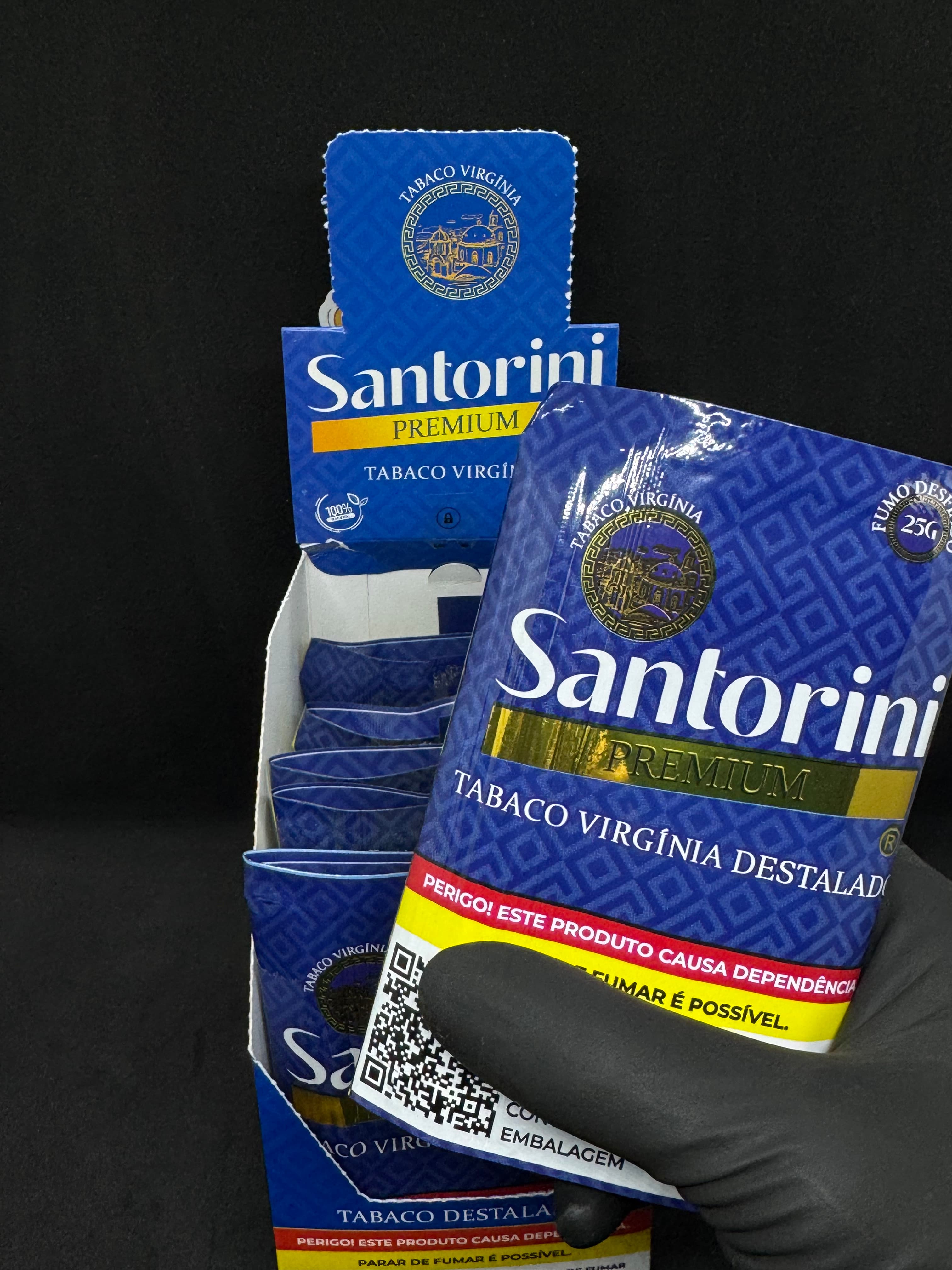 Tabaco Santorini Premium Virgínia Destalado 25g